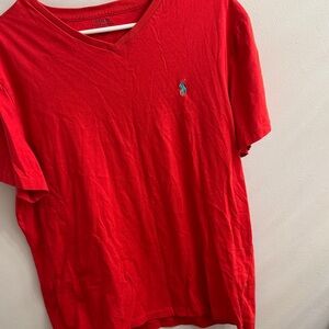 Polo by Ralph Lauren Men's Bright Red Tee